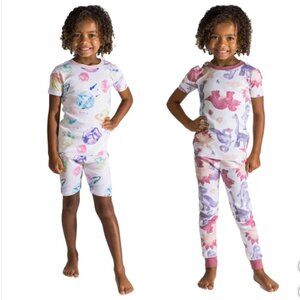 NWT Burt's Bees Kids' 4-piece Pajama Set -- 4T